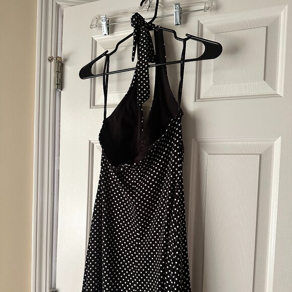 Love Tease Halter Style Polka Dot Women's Dress - Picture 3 of 12